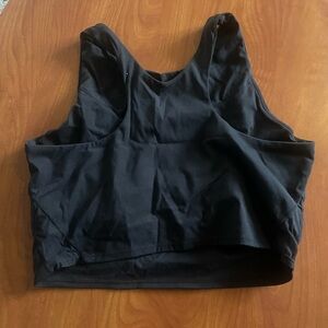 Avia Black Sports Bra Crop Top